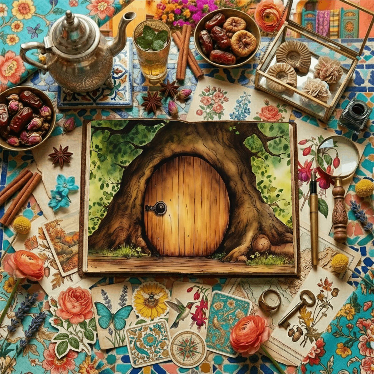 Hobbit Door Digital Papers