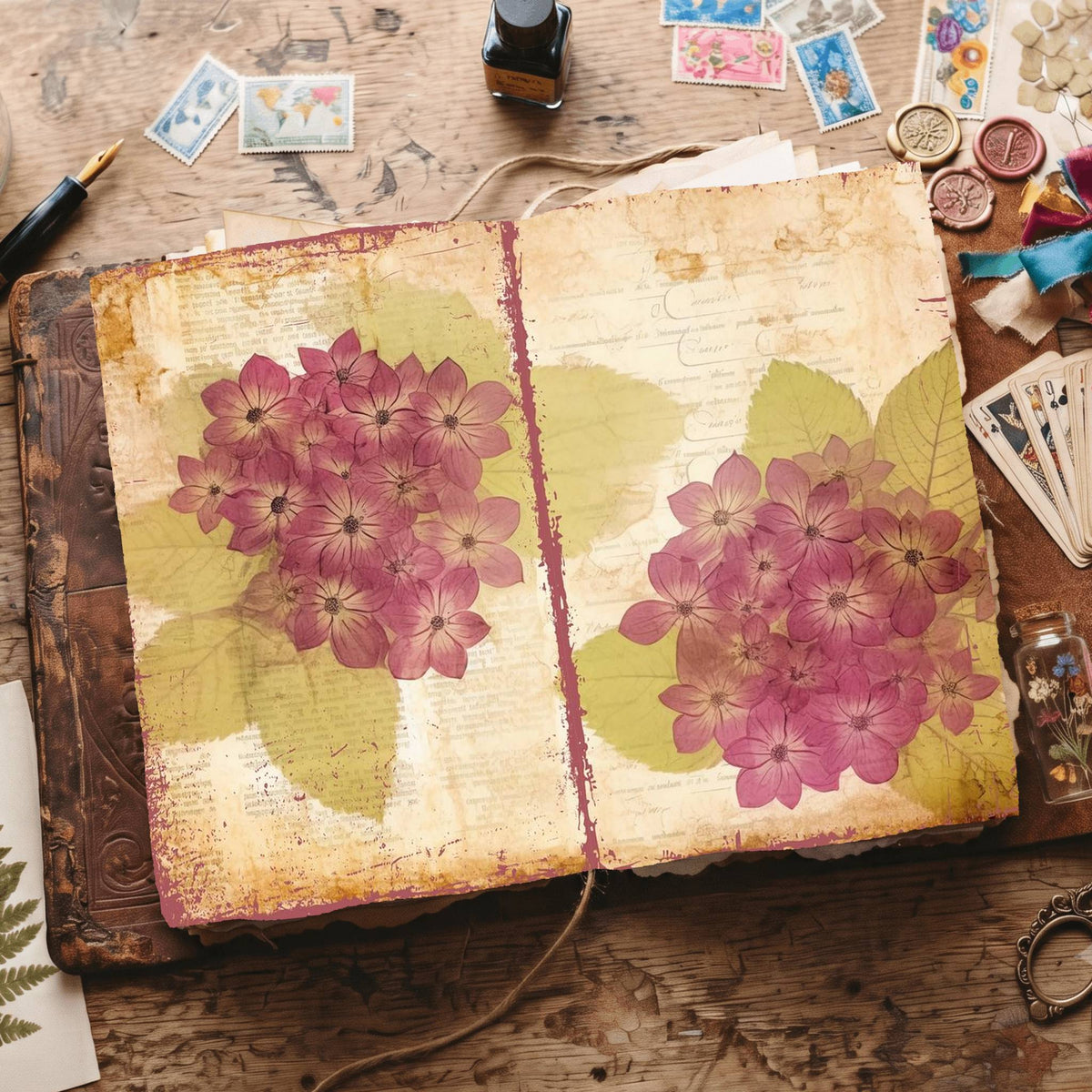 Hydrangea Digital Papers