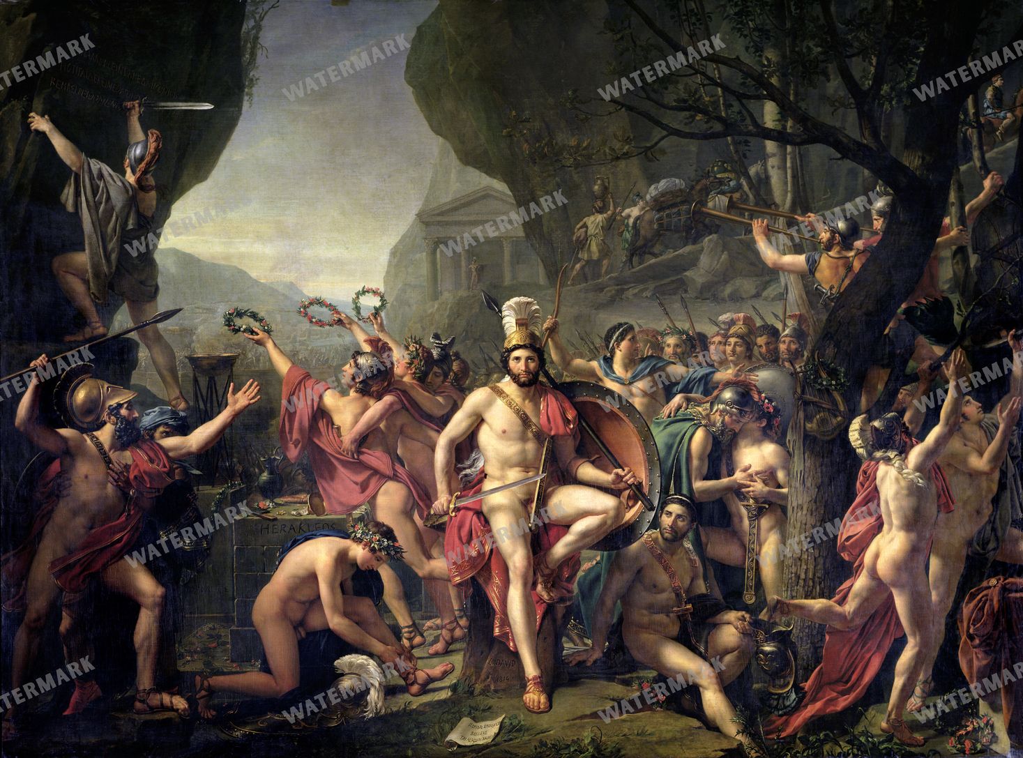 Jacques Louis David Vintage Paintings