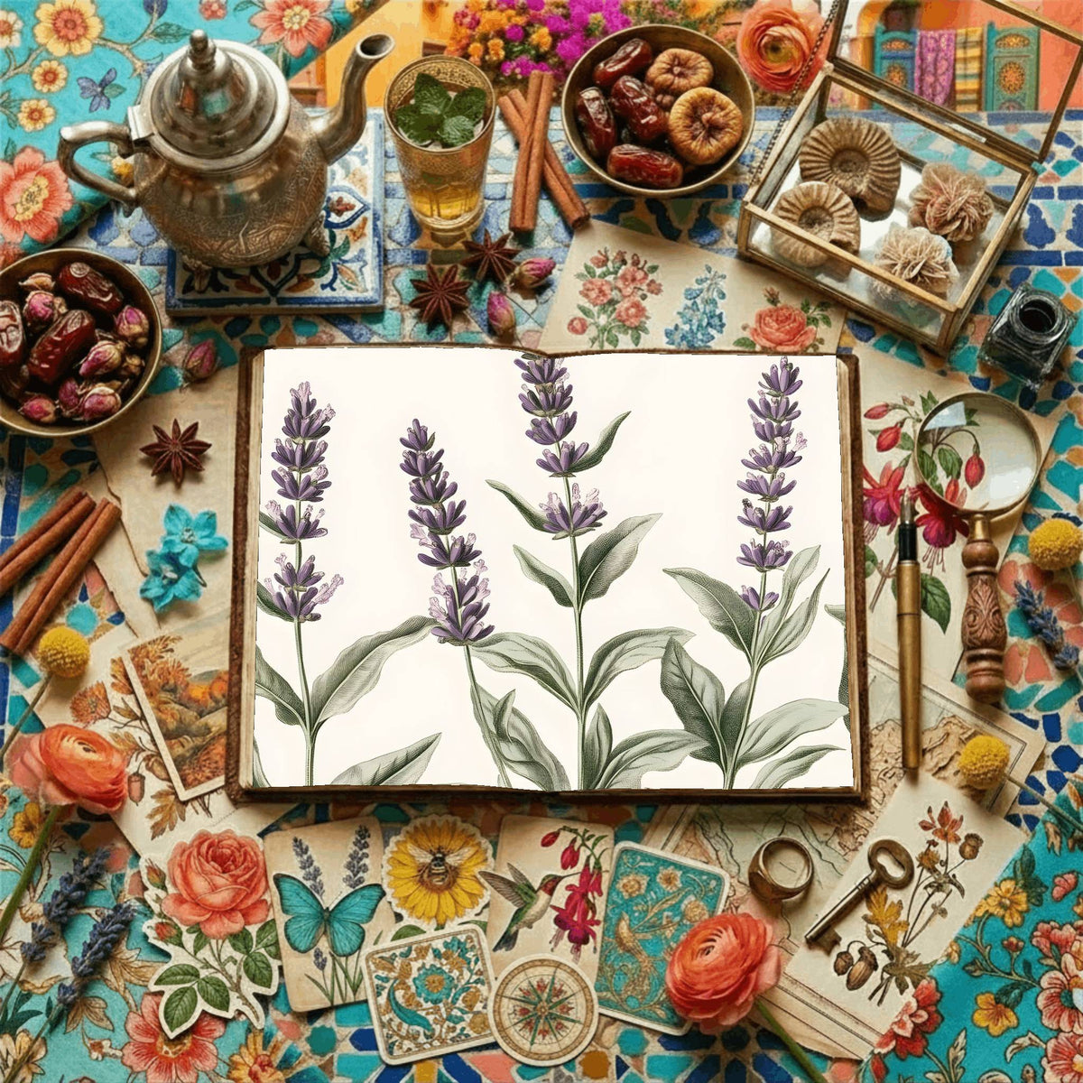Lavender Digital Papers