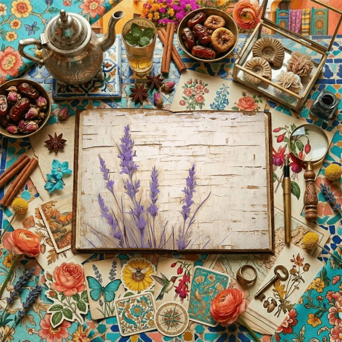 Lavender Digital Papers