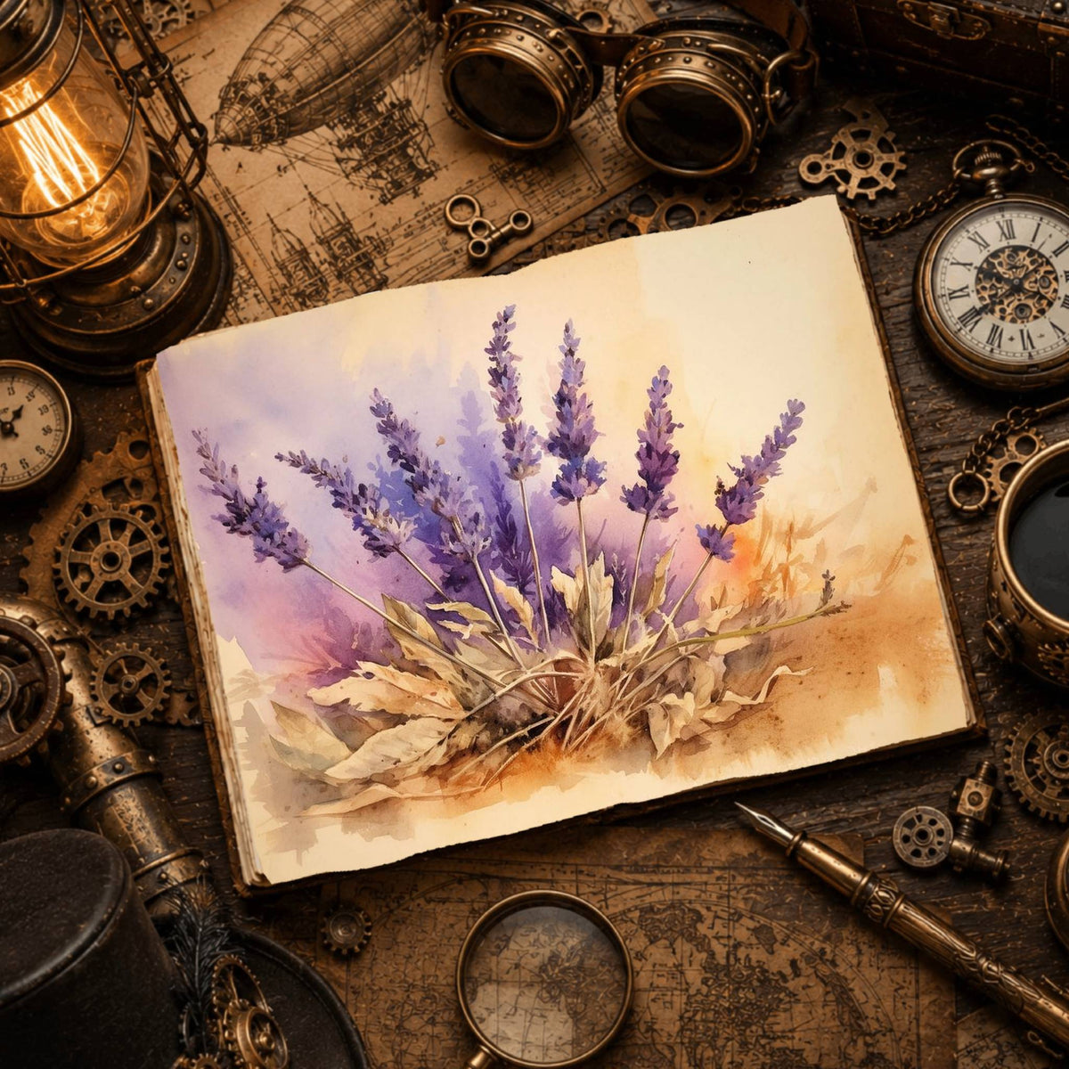 Lavender Digital Papers