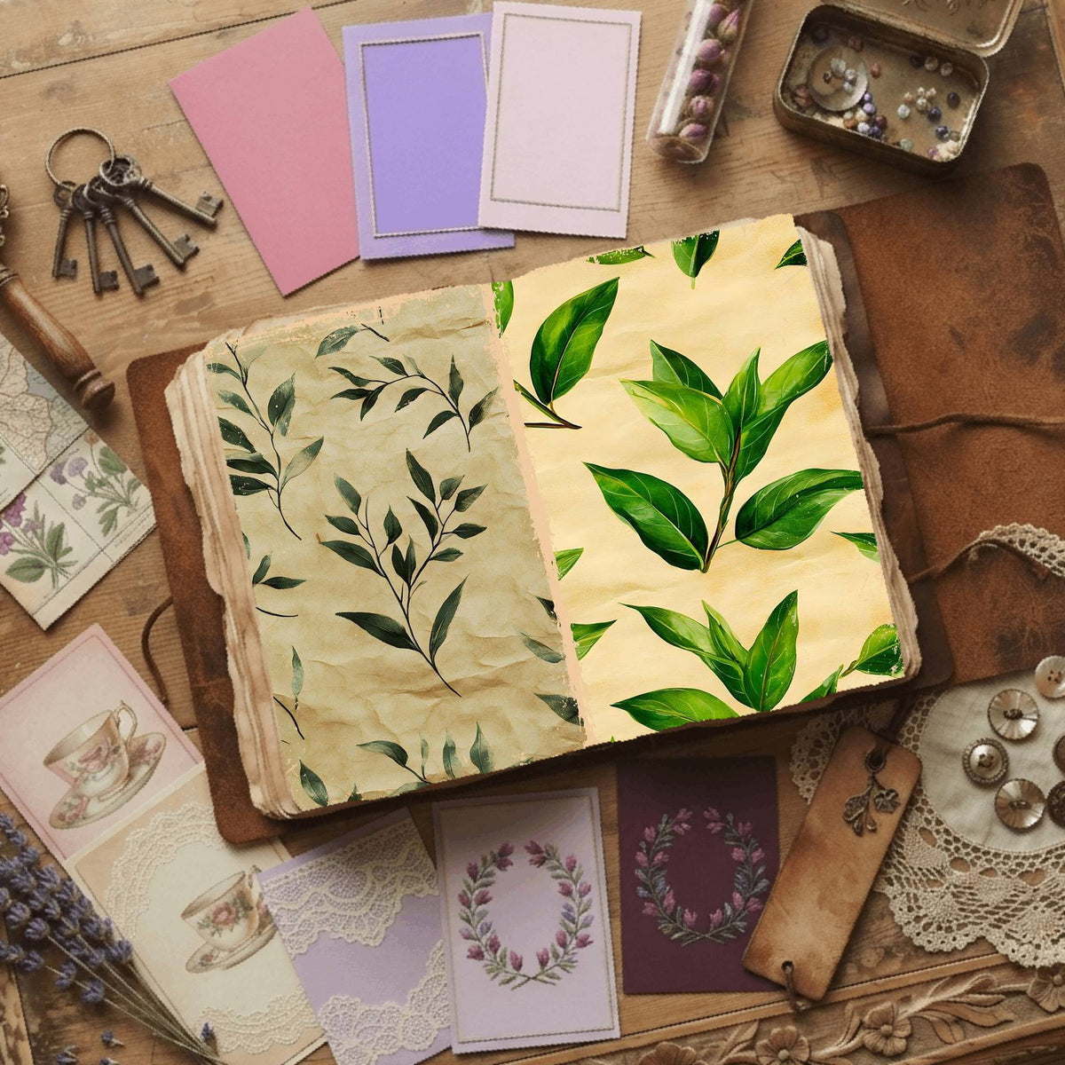 Leafy Digital Papers