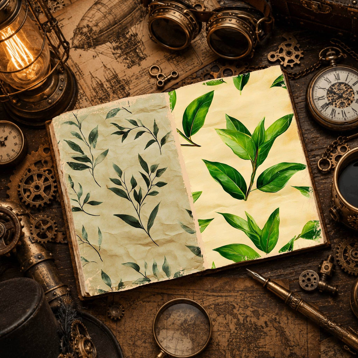 Leafy Digital Papers