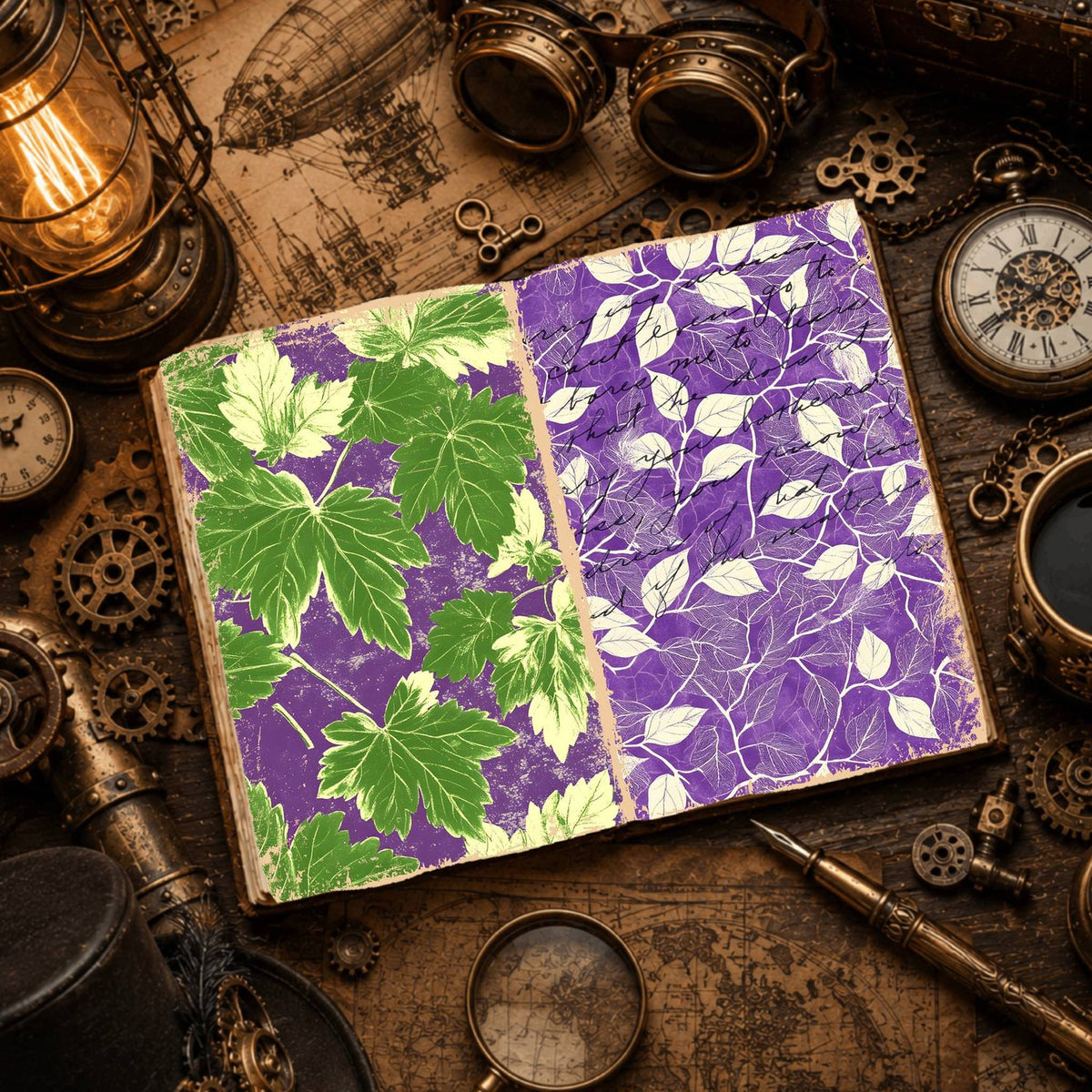 Leaves Digital Papers