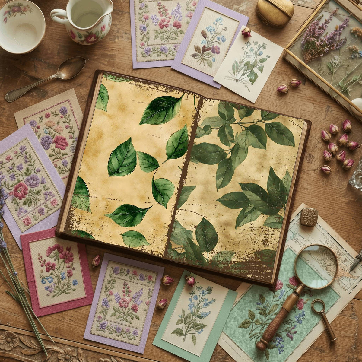 Leaves Digital Papers