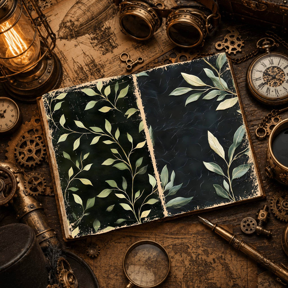 Leaves Digital Papers