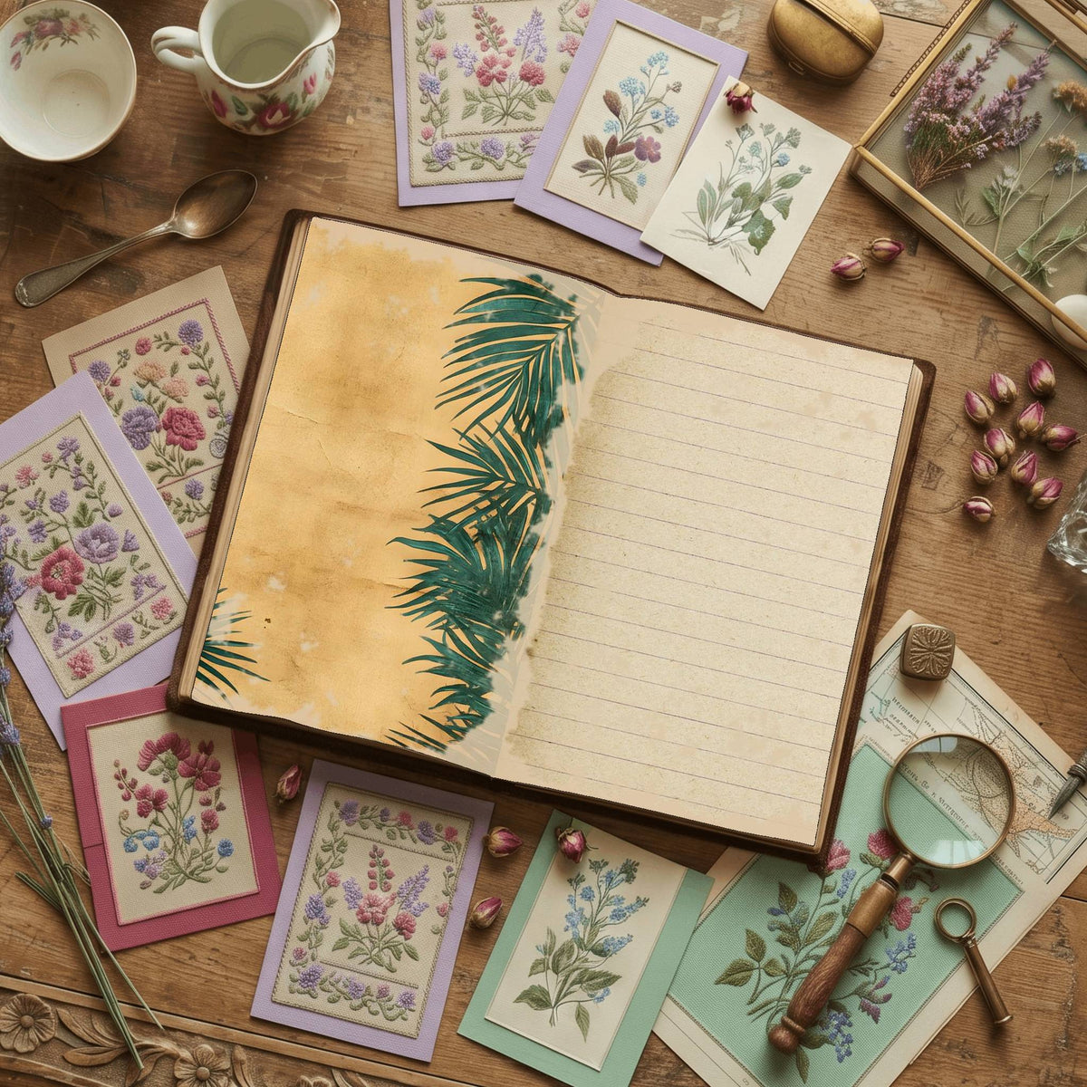 Leaves Digital Papers