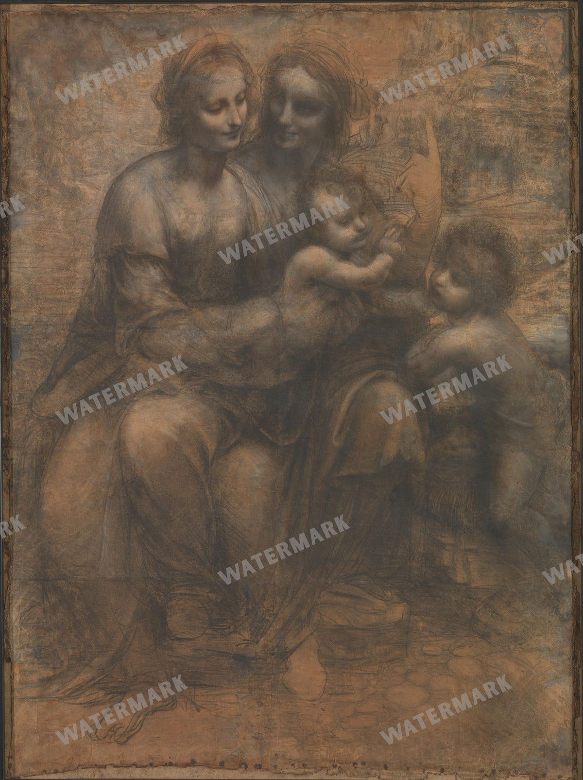 Leonardo Da Vinci Vintage Paintings