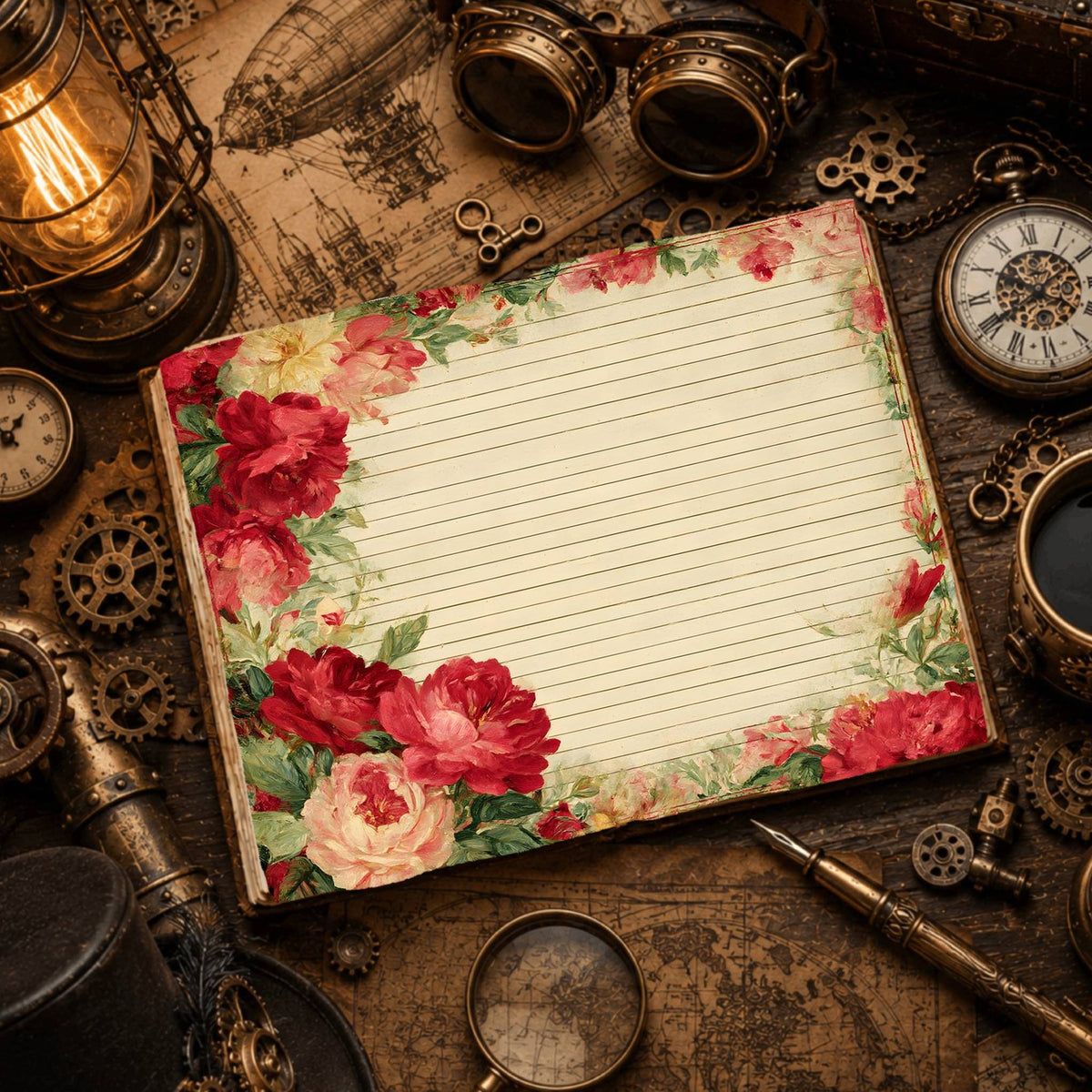 Lined Rich Deep Digital Papers