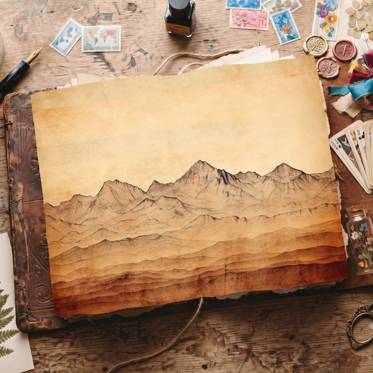 Mountains Digital Papers