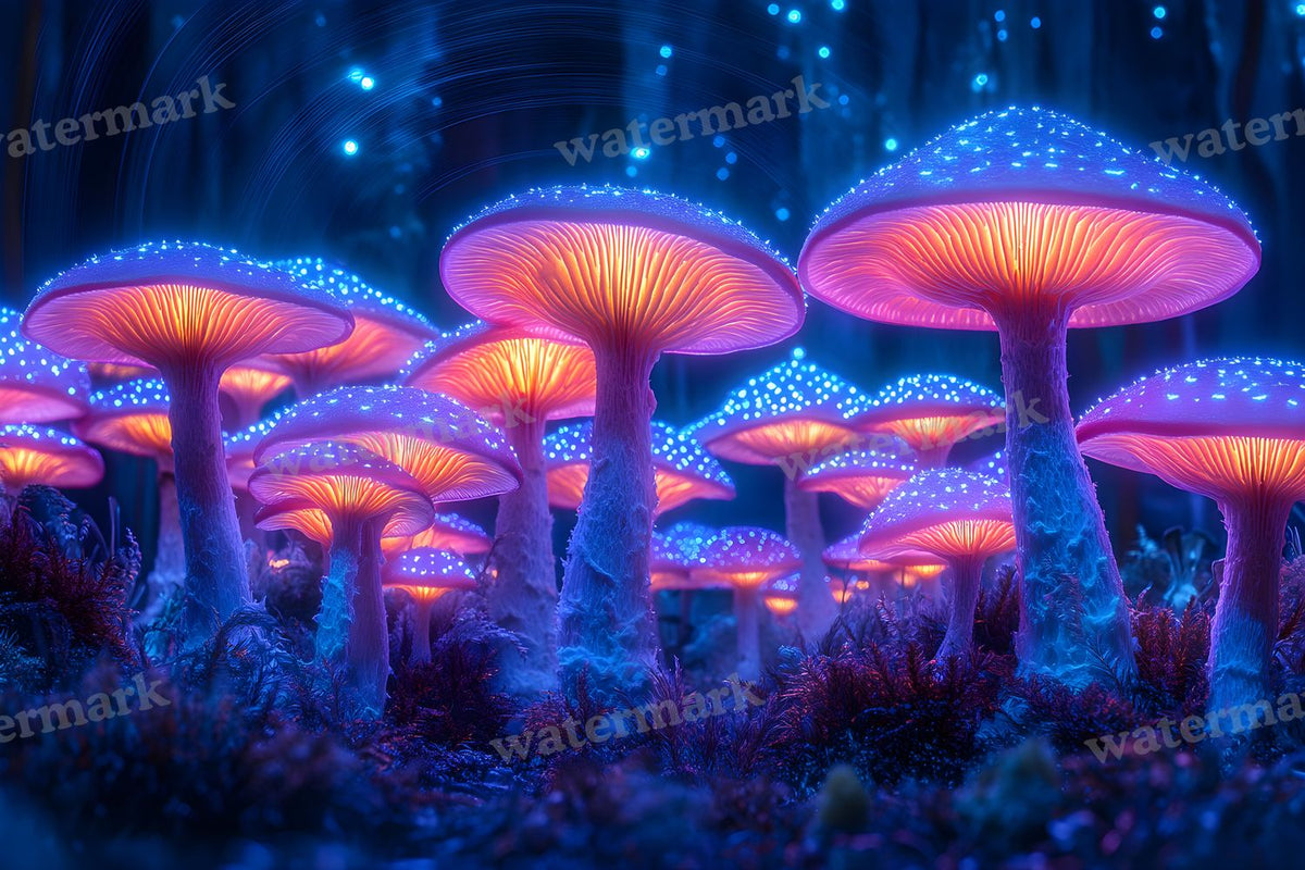 Mushroom Forest Backdrop Images