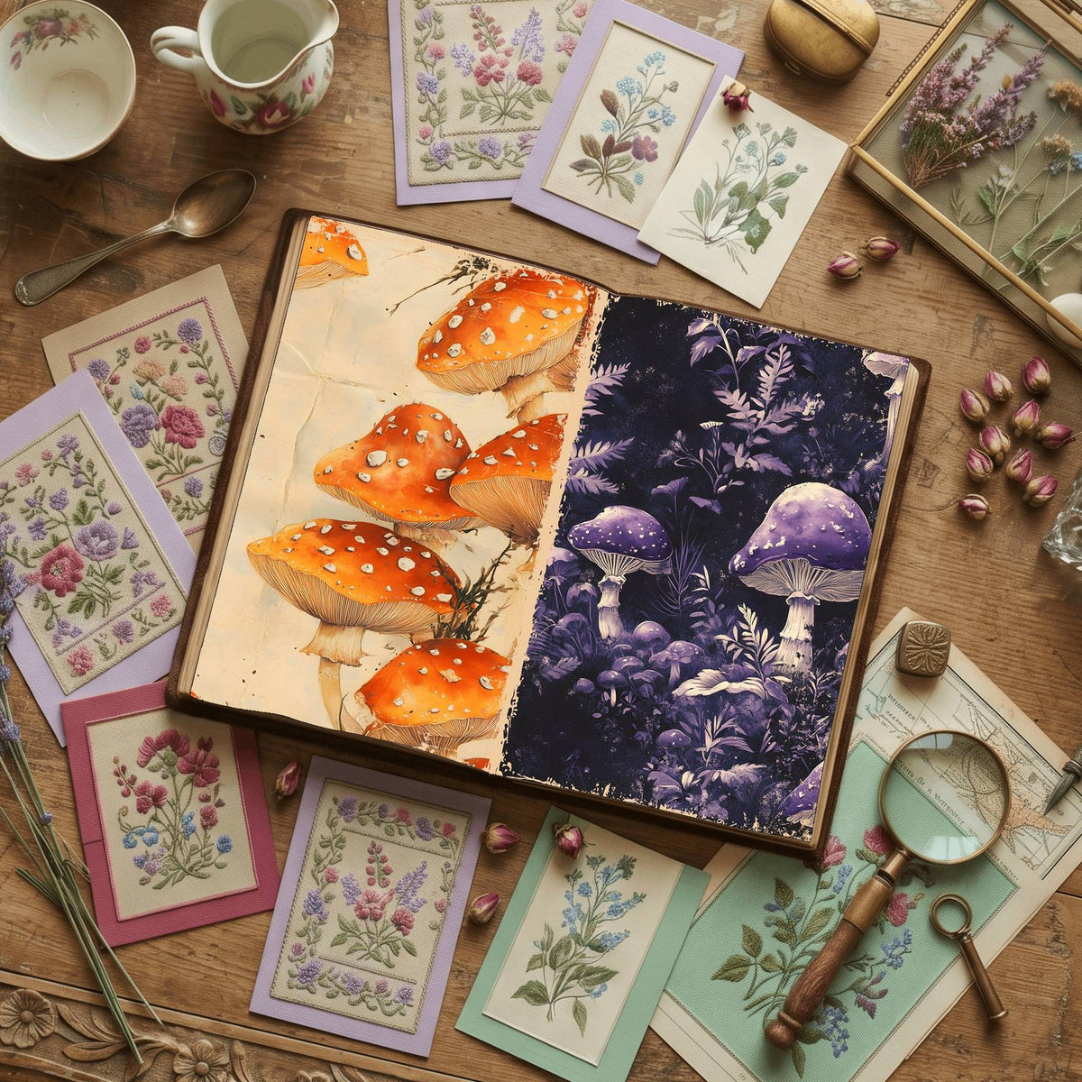 Mushroom Digital Papers