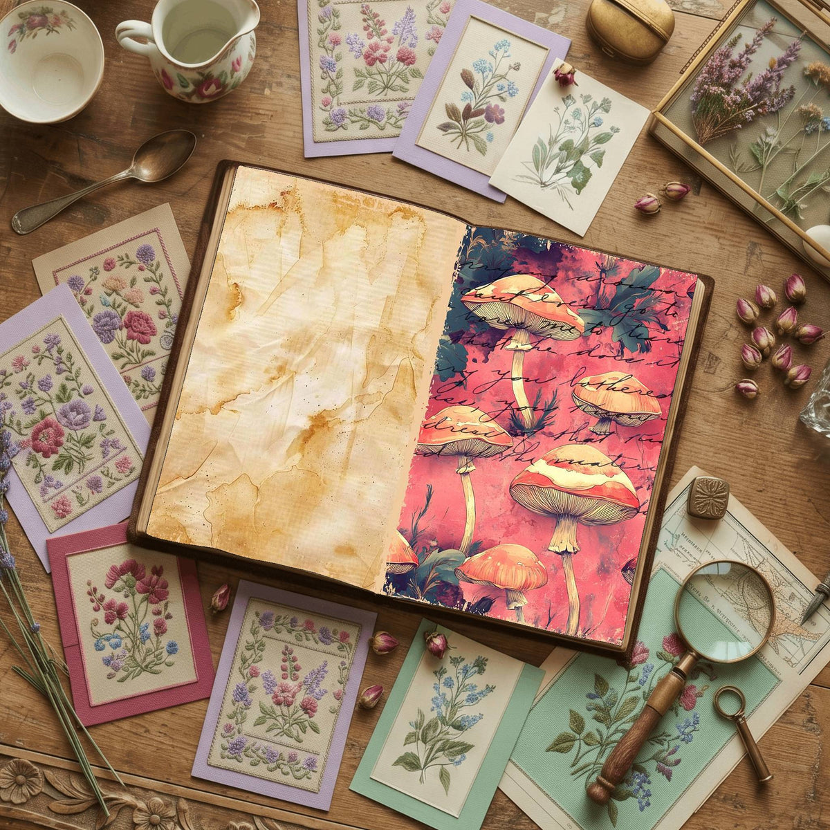 Mushroom Digital Papers