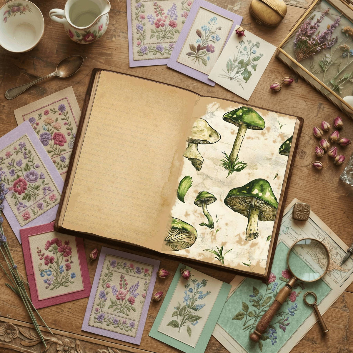 Mushroom Digital Papers