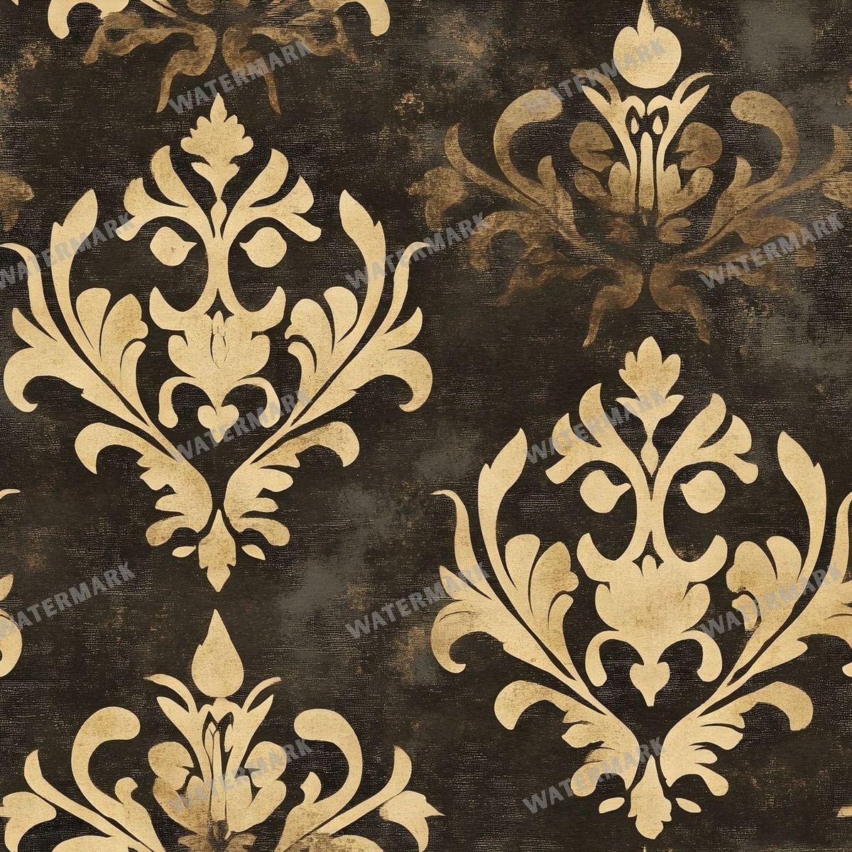 Regal Damask seamless pattern digital paper, repeating design 3