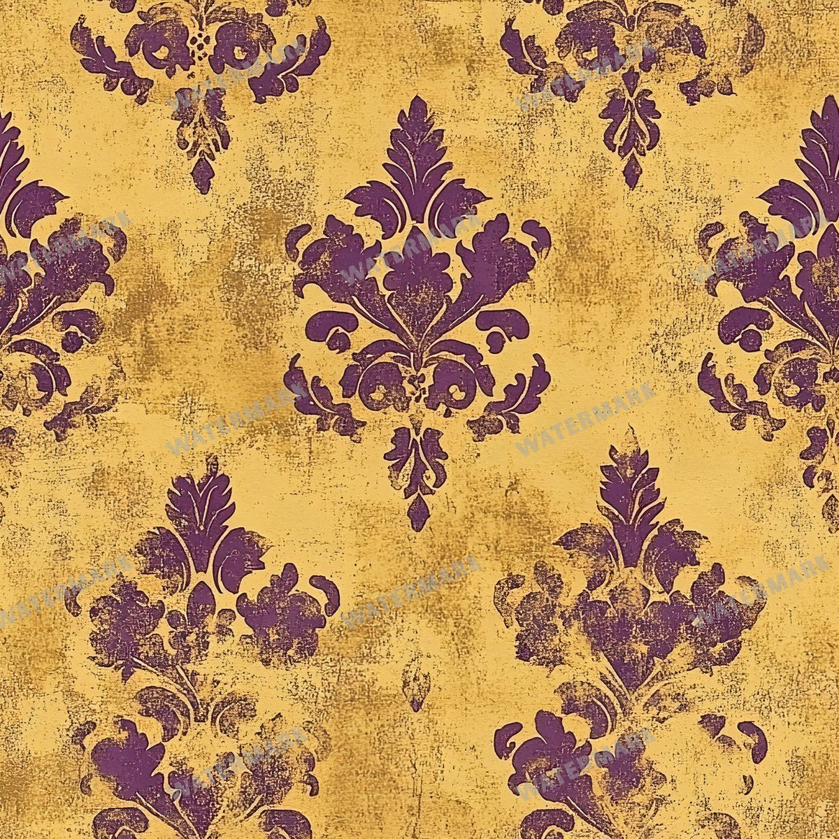 Regal Damask seamless pattern digital paper, repeating design 3