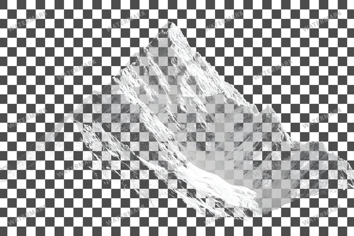 Rocky Mountain Overlay Snowy Peak