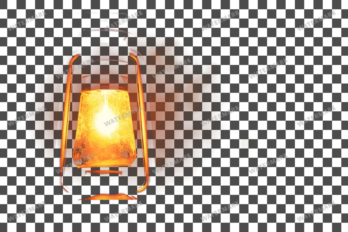 Rustic Lantern Light Overlay 4 Transparent Overlay Pngs