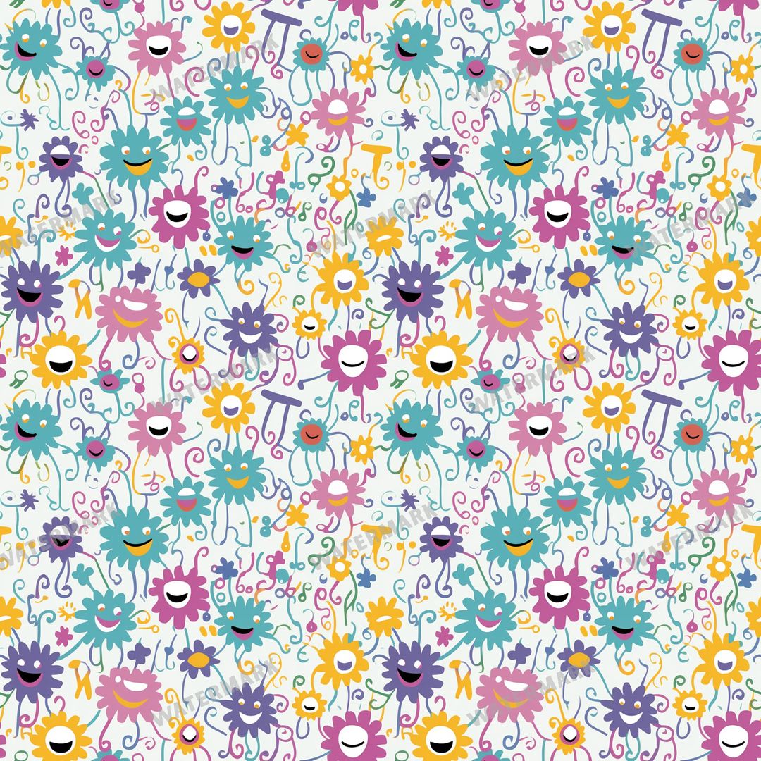 Smileys Seamless Pattern