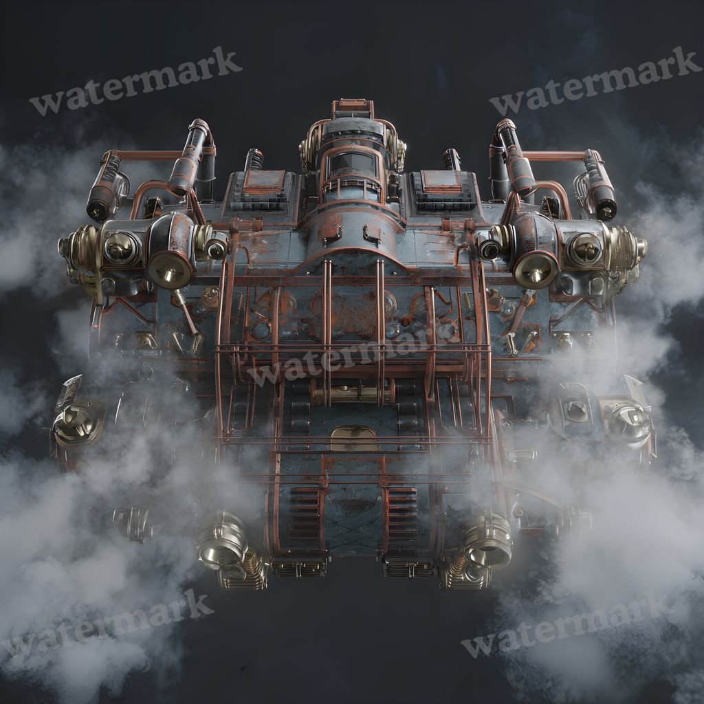 Steampunk Machine Frame Backdrop Images