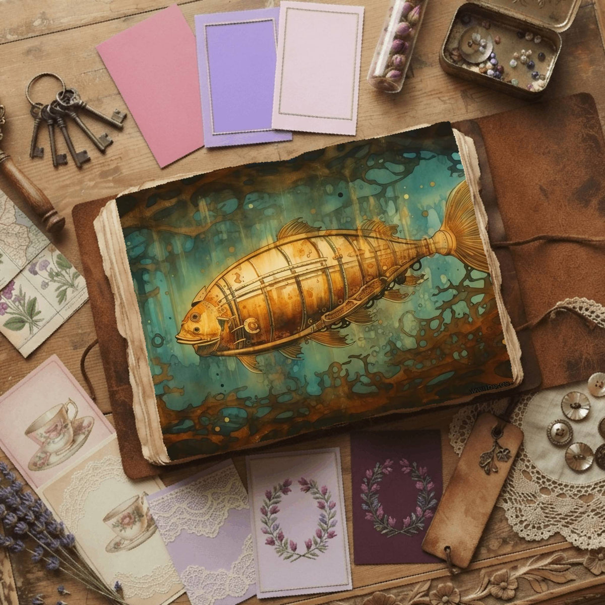 Steampunk Digital Papers