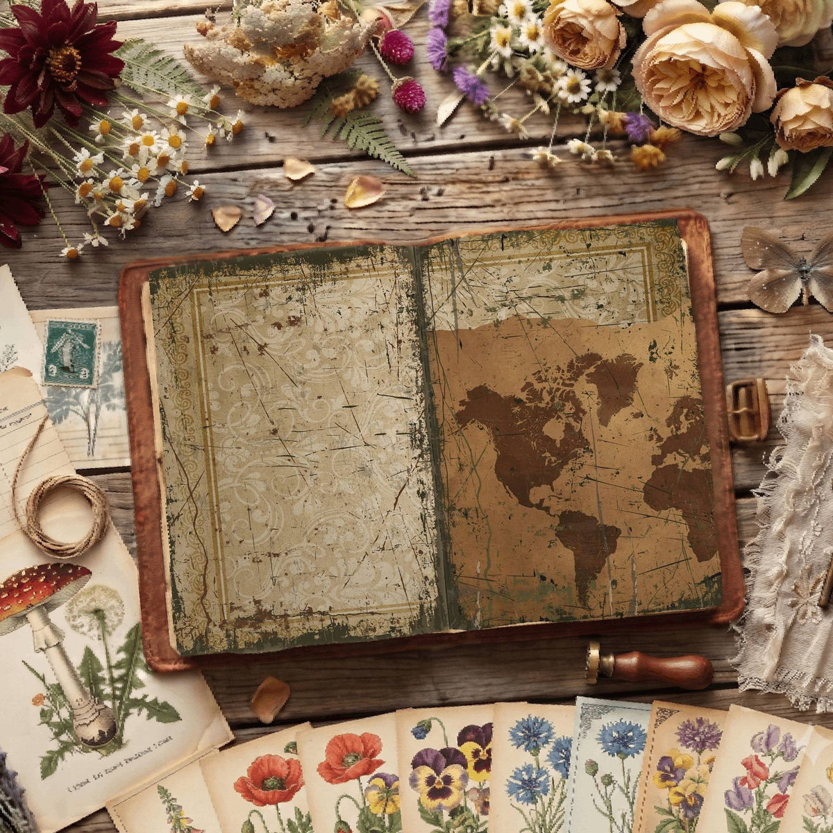 Steampunk Digital Papers