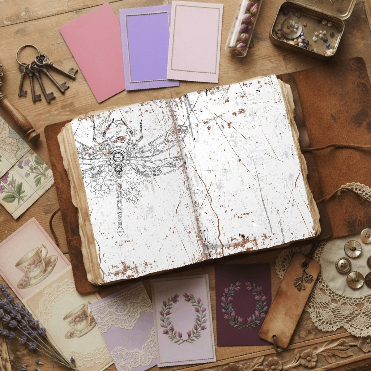 Steampunk Digital Papers