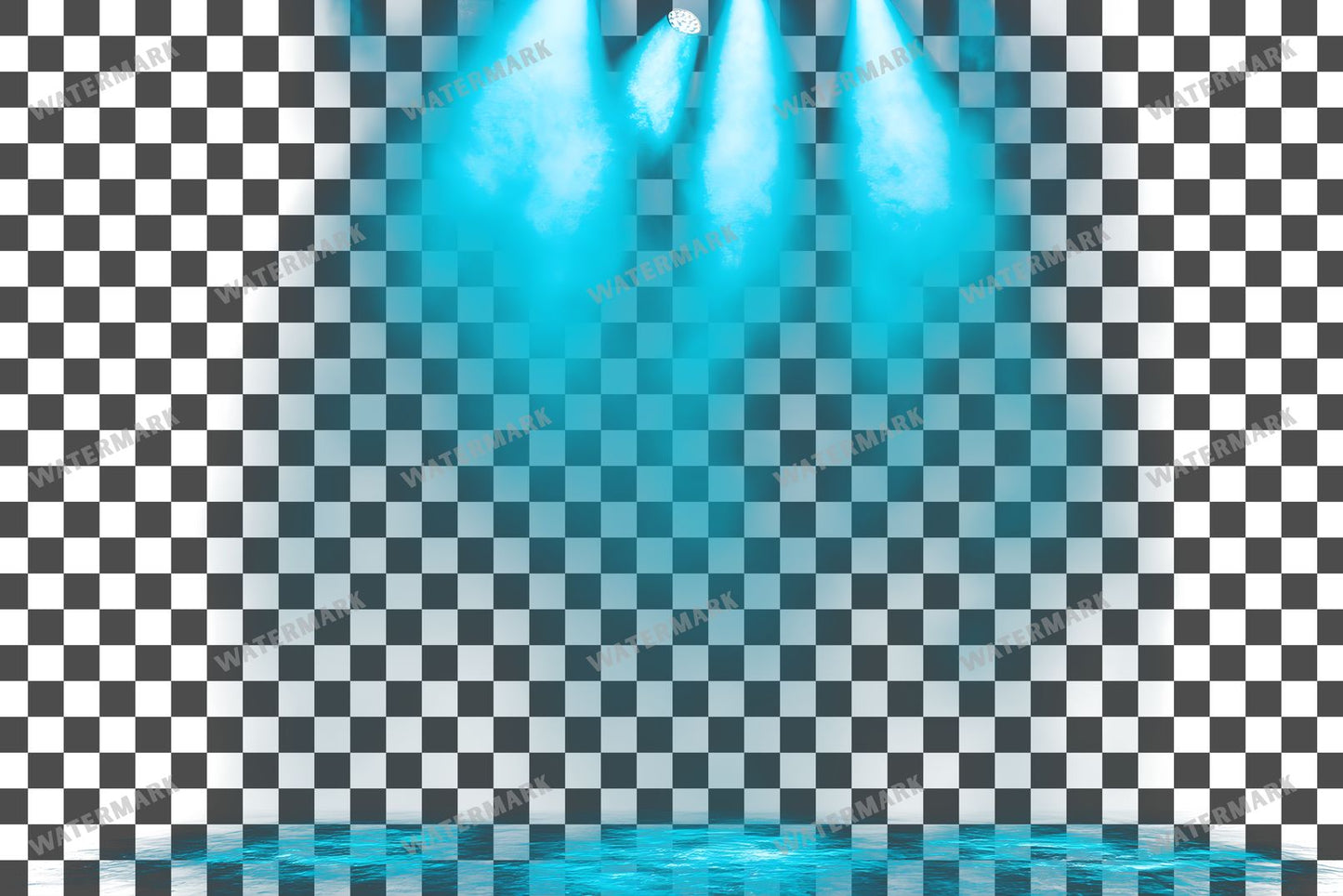 Teal Lighting Dramatic Shadows Transparent Overlay Pngs