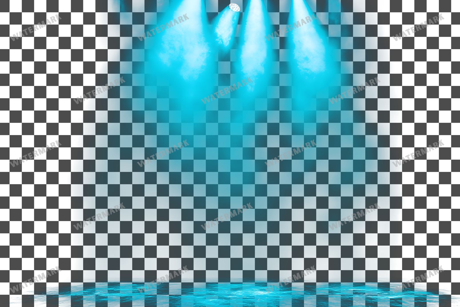 Teal Lighting Dramatic Shadows Transparent Overlay Pngs