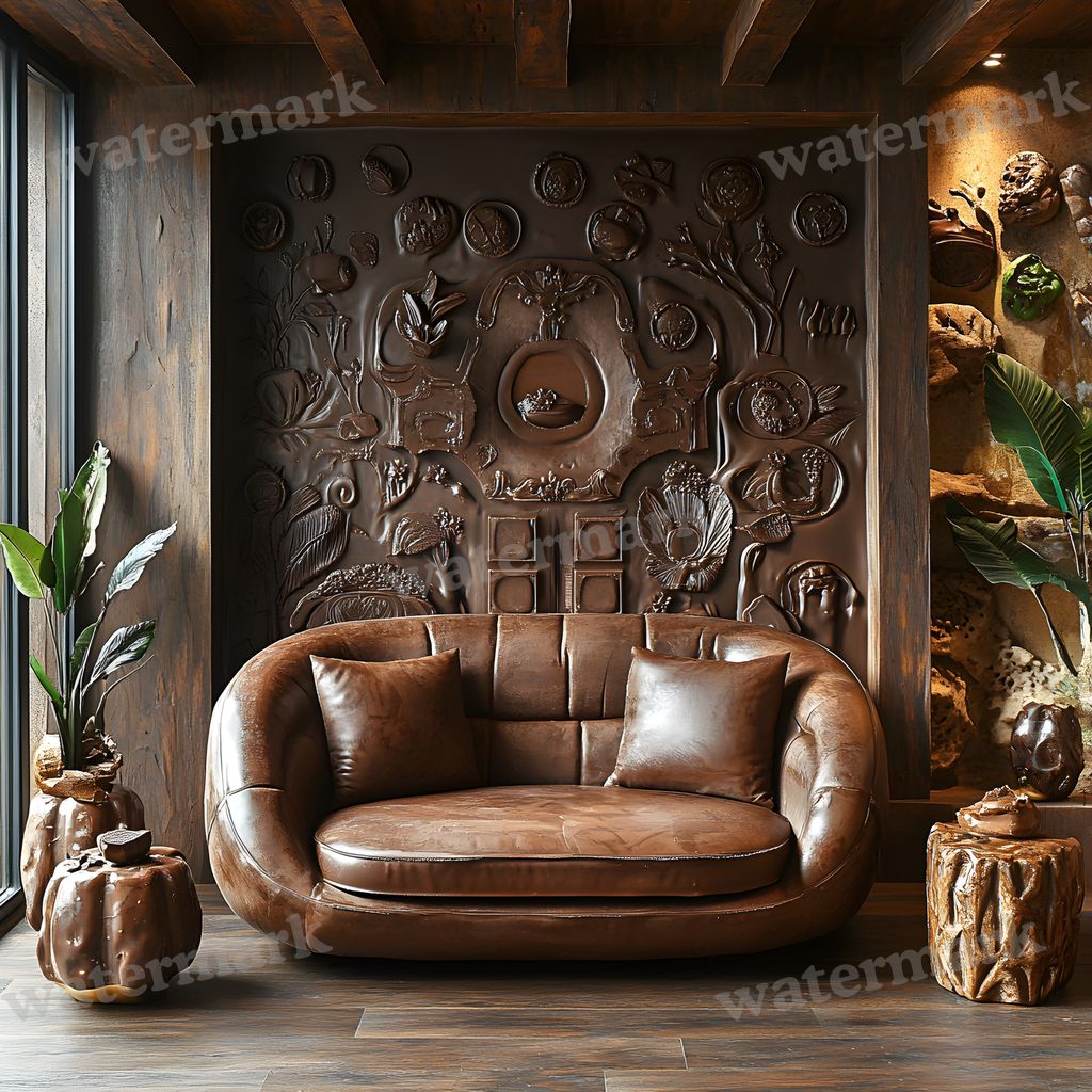 The Chocolate digital photo backdrop for photo editing, preview 2