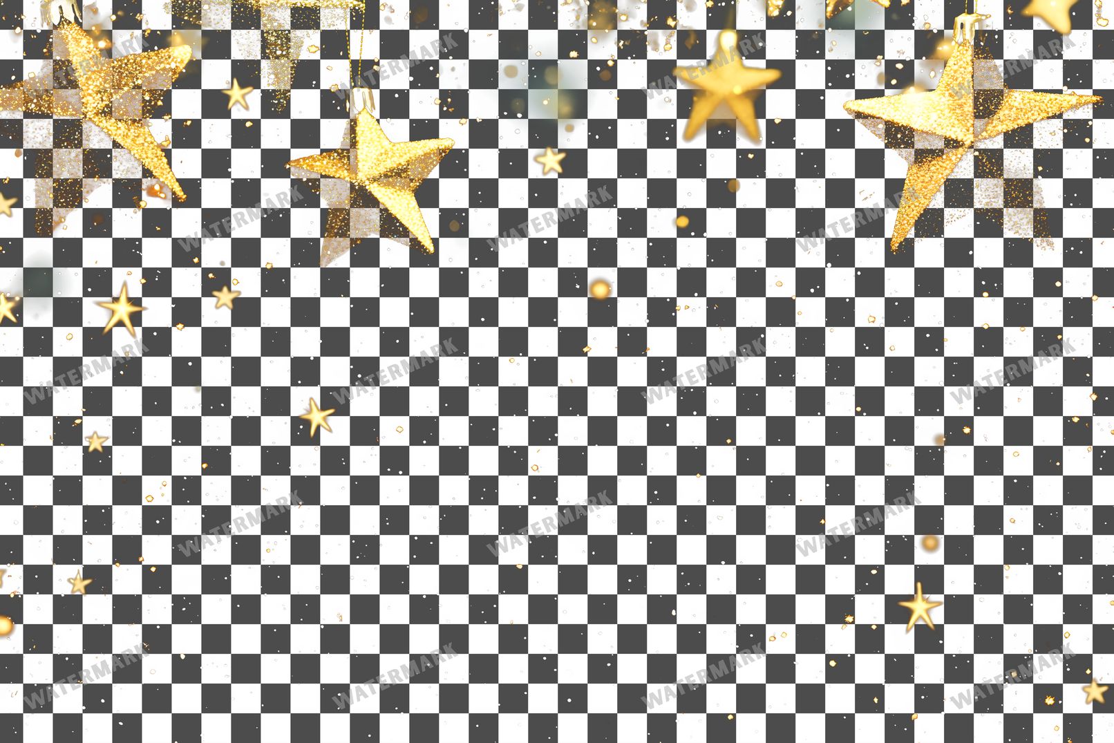Twinkling Stars Transparent Overlay Pngs