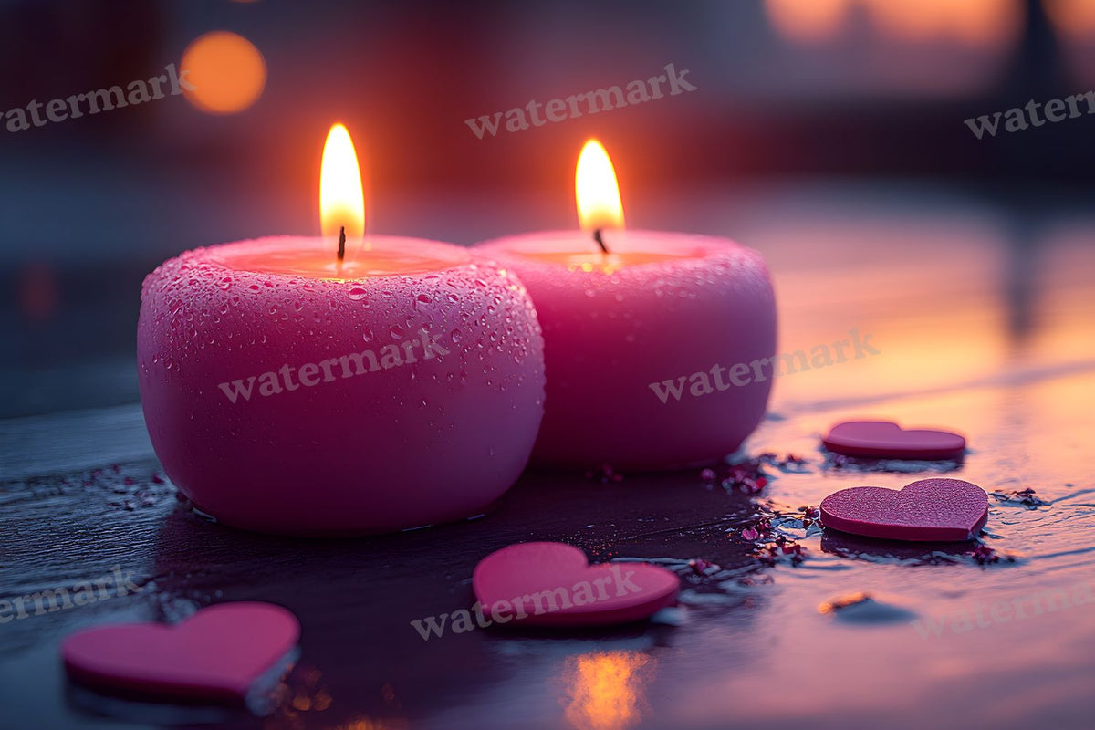 Valentine digital photo backdrop for photo editing, preview 2