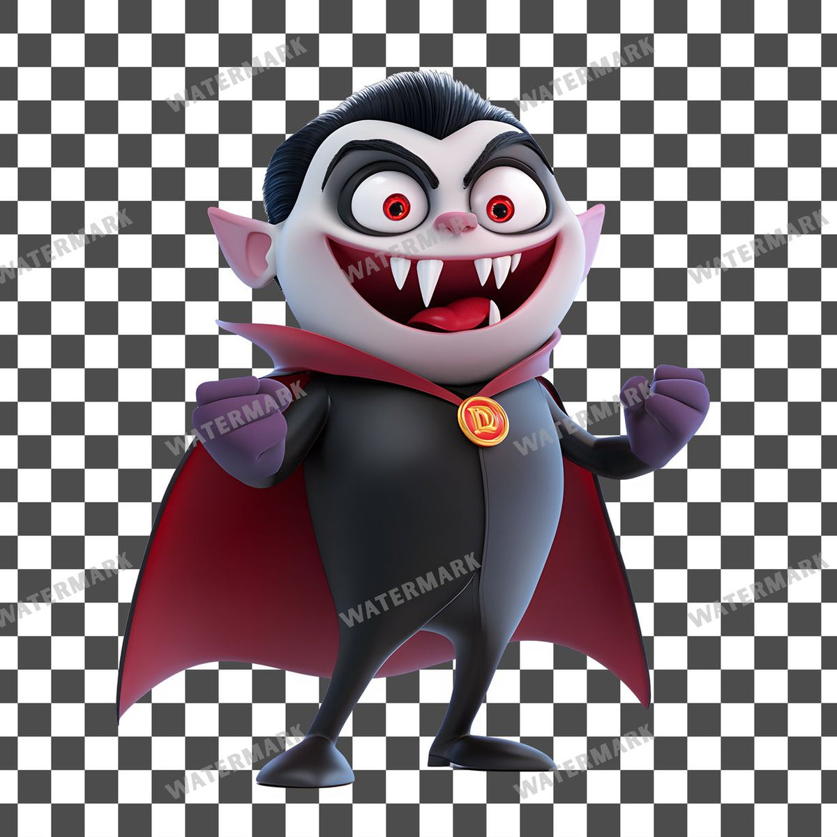 Vampire Character Clipart Pngs