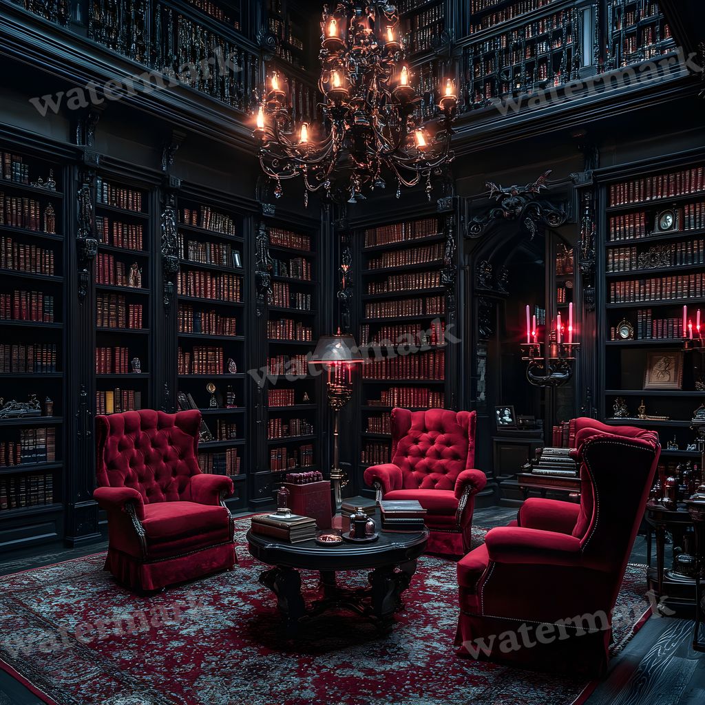 Vampire Library Backdrop Images