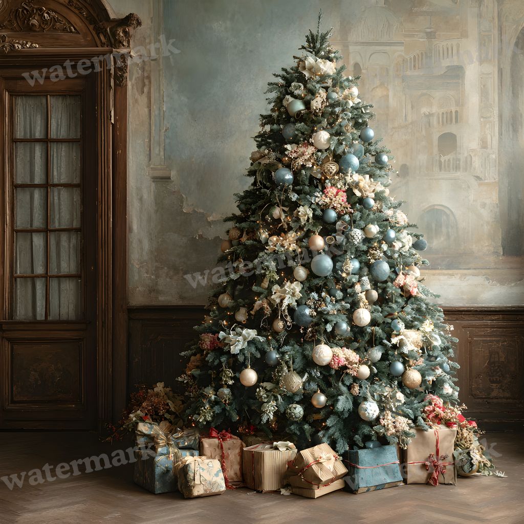 Victorian Christmachaos Backdrop Images