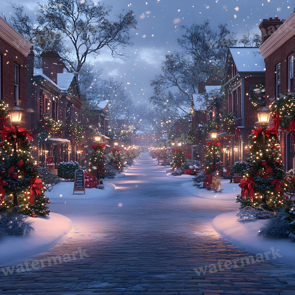 Victorian Christmas Backdrop Images