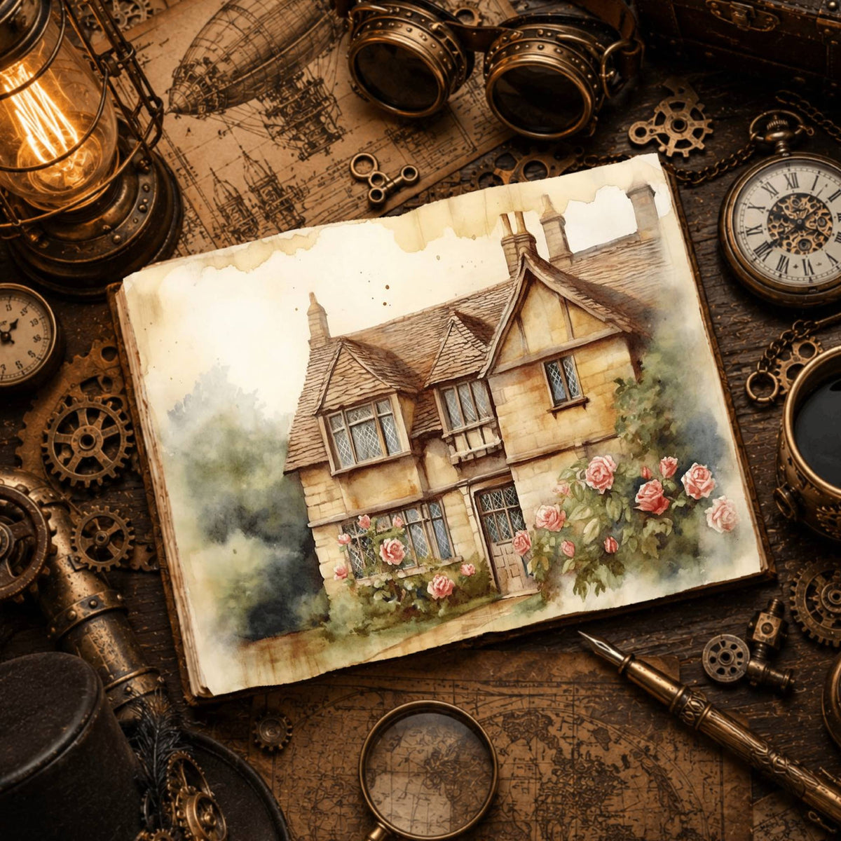 Victorian Garden Digital Papers
