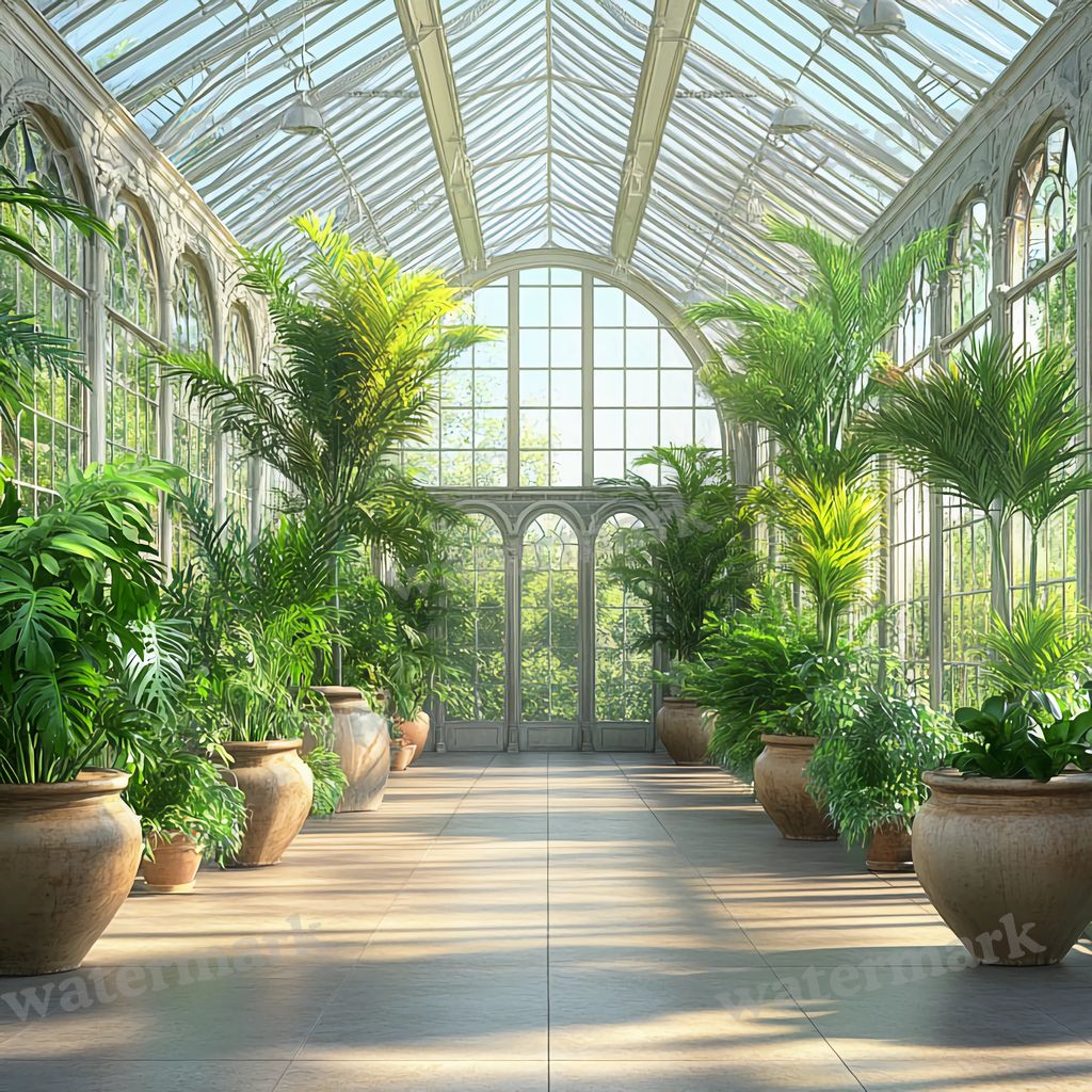 Victorian Greenhouse Backdrop Images