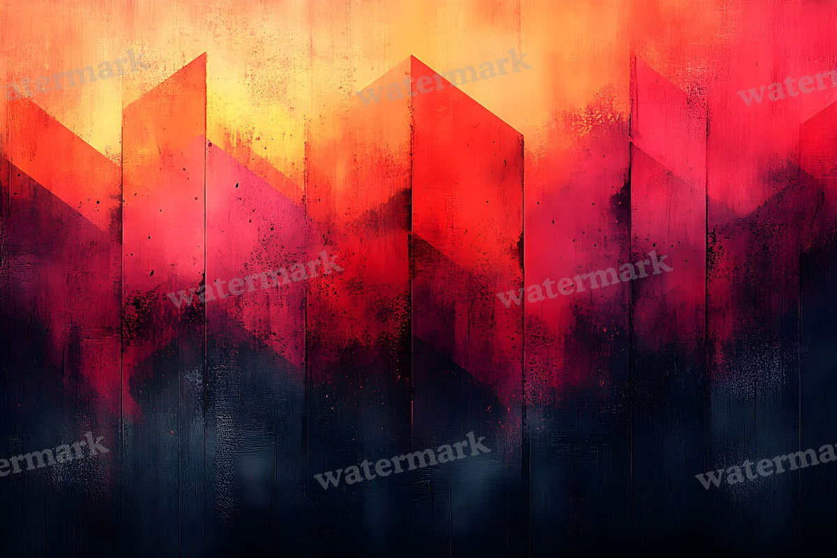 Vivid Modern Abstract digital photo backdrop for photo editing, preview 2