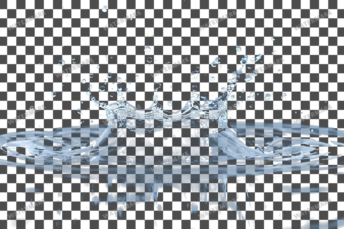 Water Splash Transparent Overlay Pngs