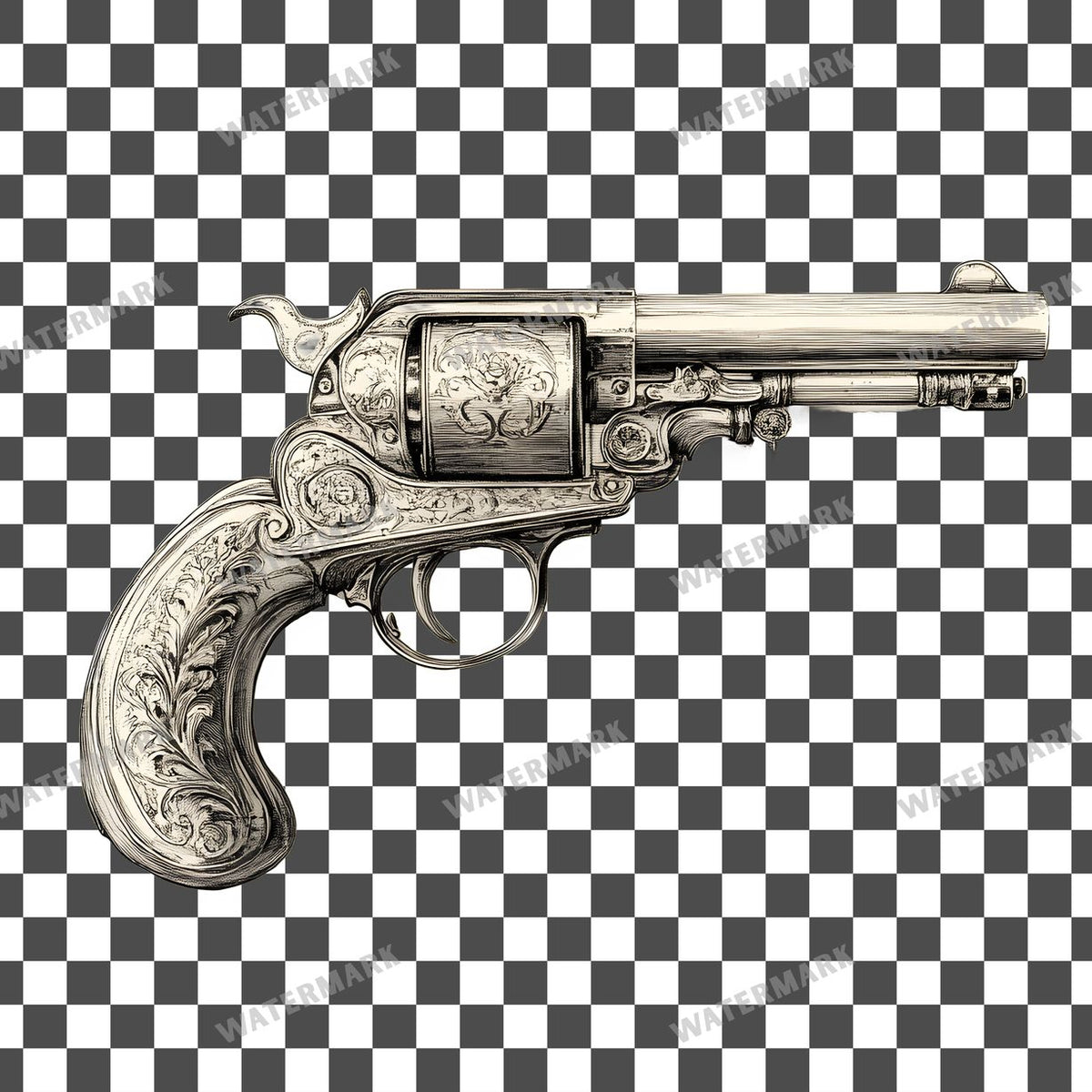Weapon Vintage Style Clipart Pngs