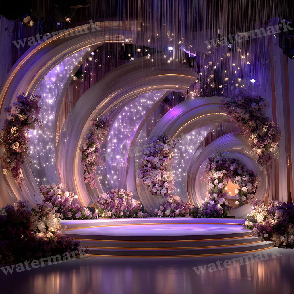 Wedding Stage Led Screen Design Backdrop Images