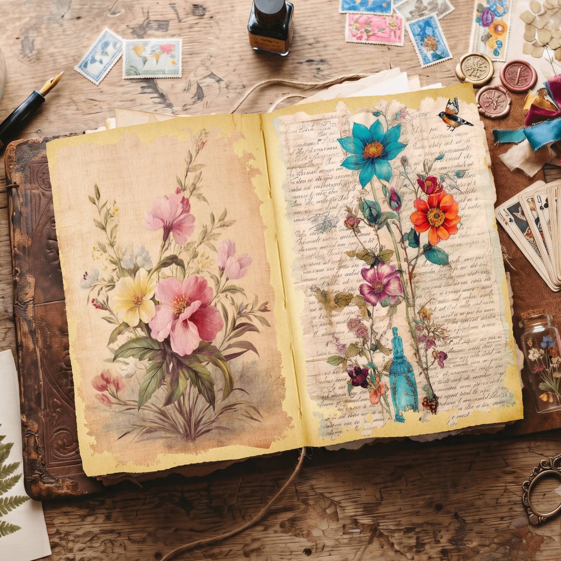 Wildflowers Digital Papers