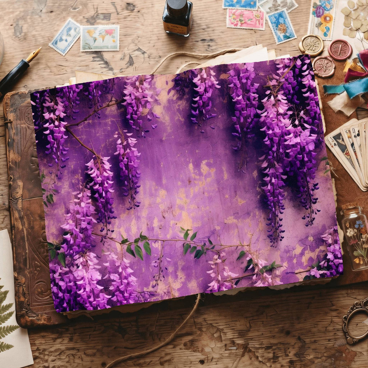 Wisteria Digital Papers