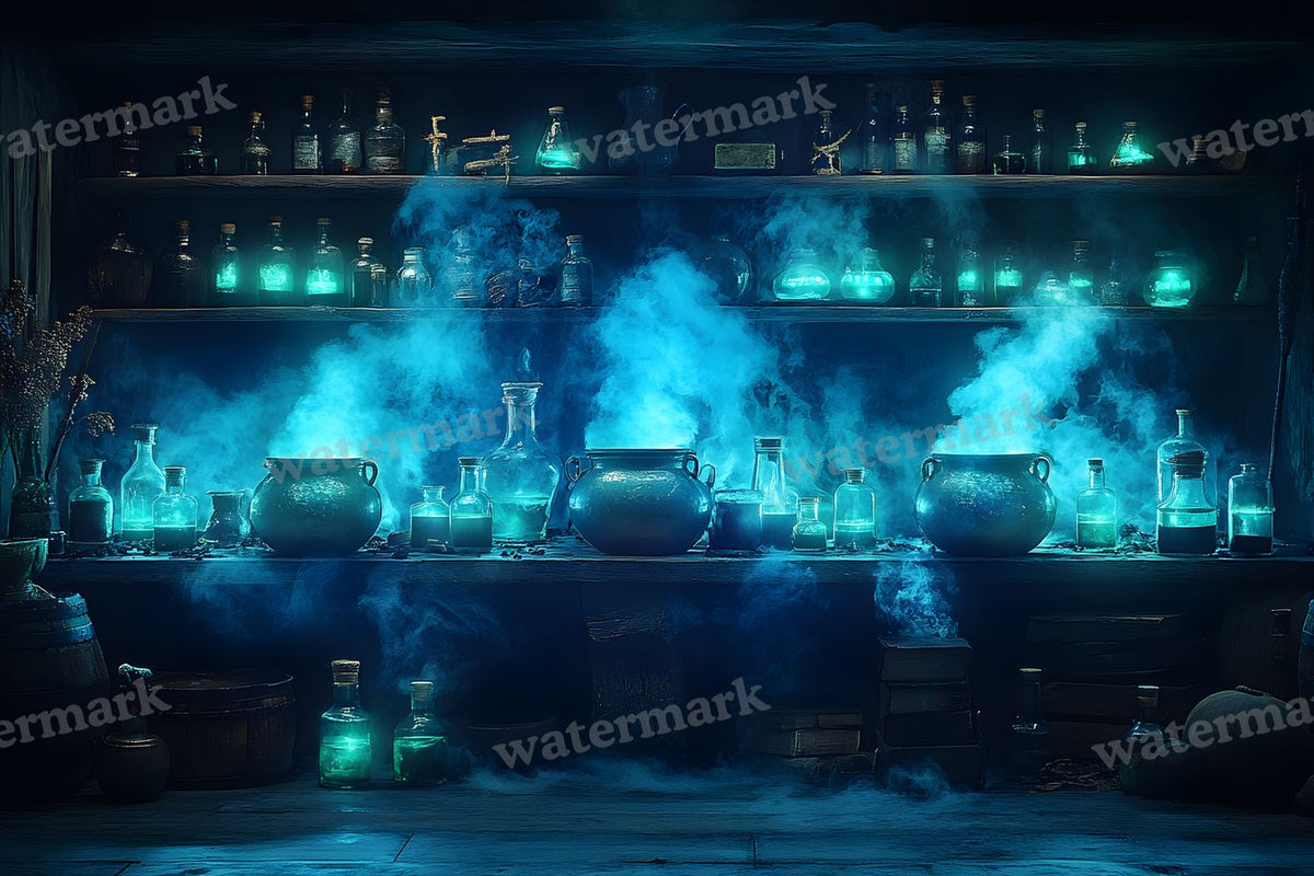 Witch Potion Room Backdrop Images