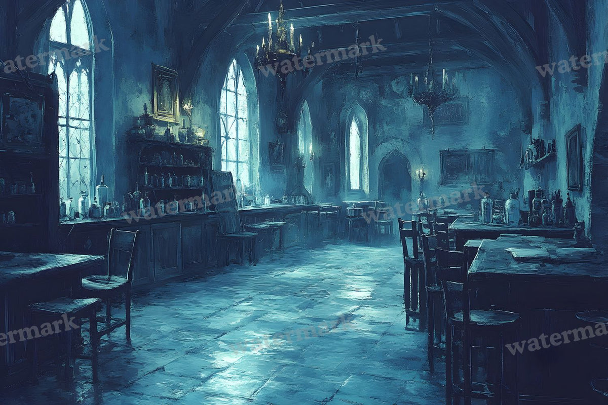 Witchs Apothecaryblue Backdrop Images