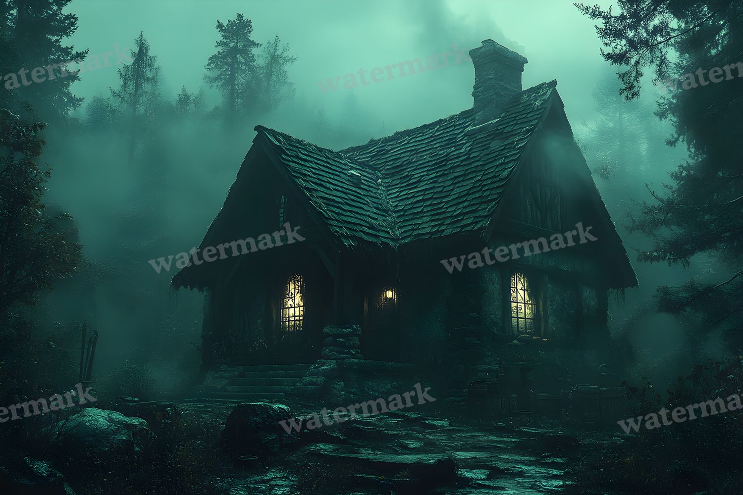 Witchs Cottage Retreat Backdrop Images