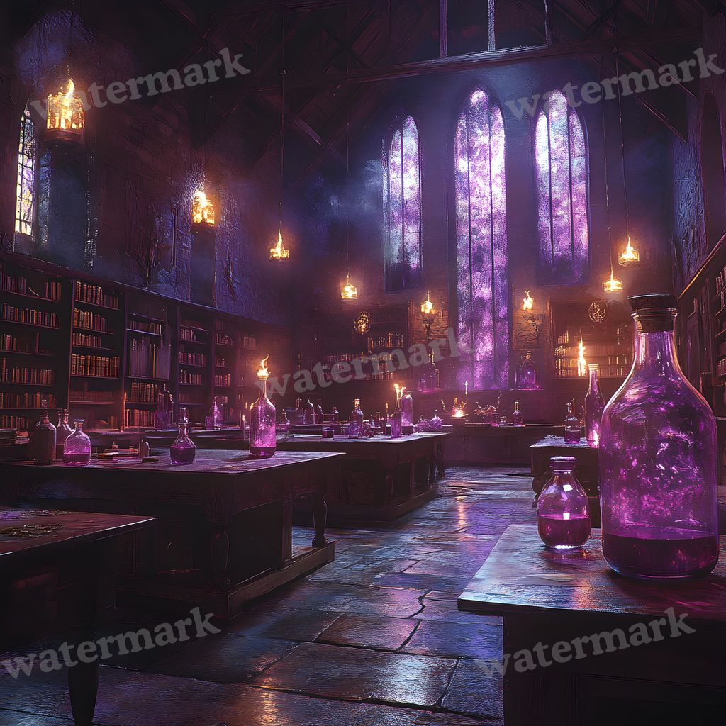 Wizarding Classroom Backdrop Images