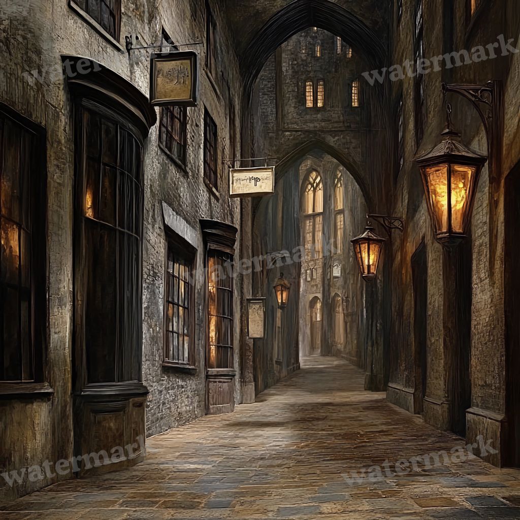 Wizarding School Movie Scene Backdrop Images